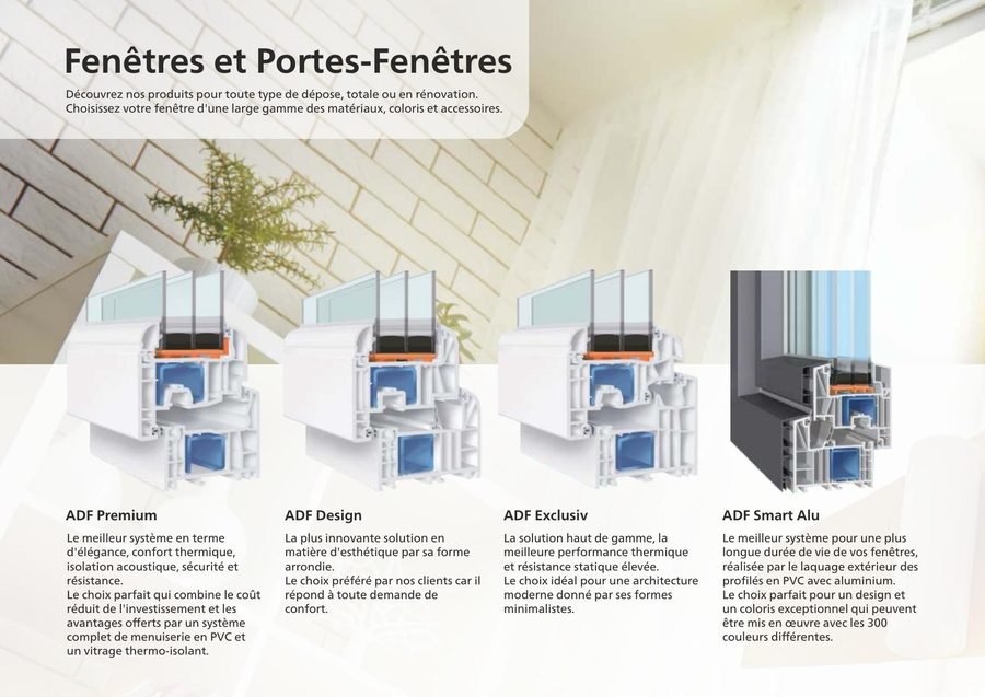 Gammes fenêtres PVC remplacement Bourgoin-Jallieu — DMS Menuiseries